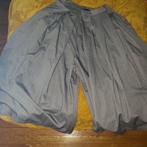 Grey palazzo pants